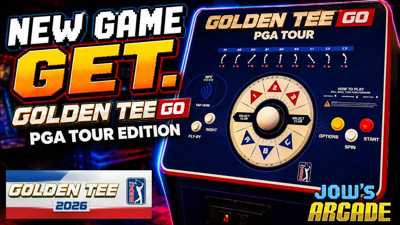 NEW GAME GET! - Golden Tee Go PGA Tour Edition I Incredible Technologies I 2025