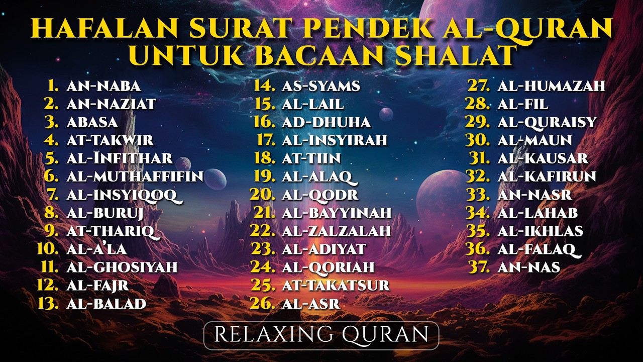 Bismillah, Surah Juz 30, Relaxing Quran Recitation For Your Heart & Soul - KHALED TAWALBA