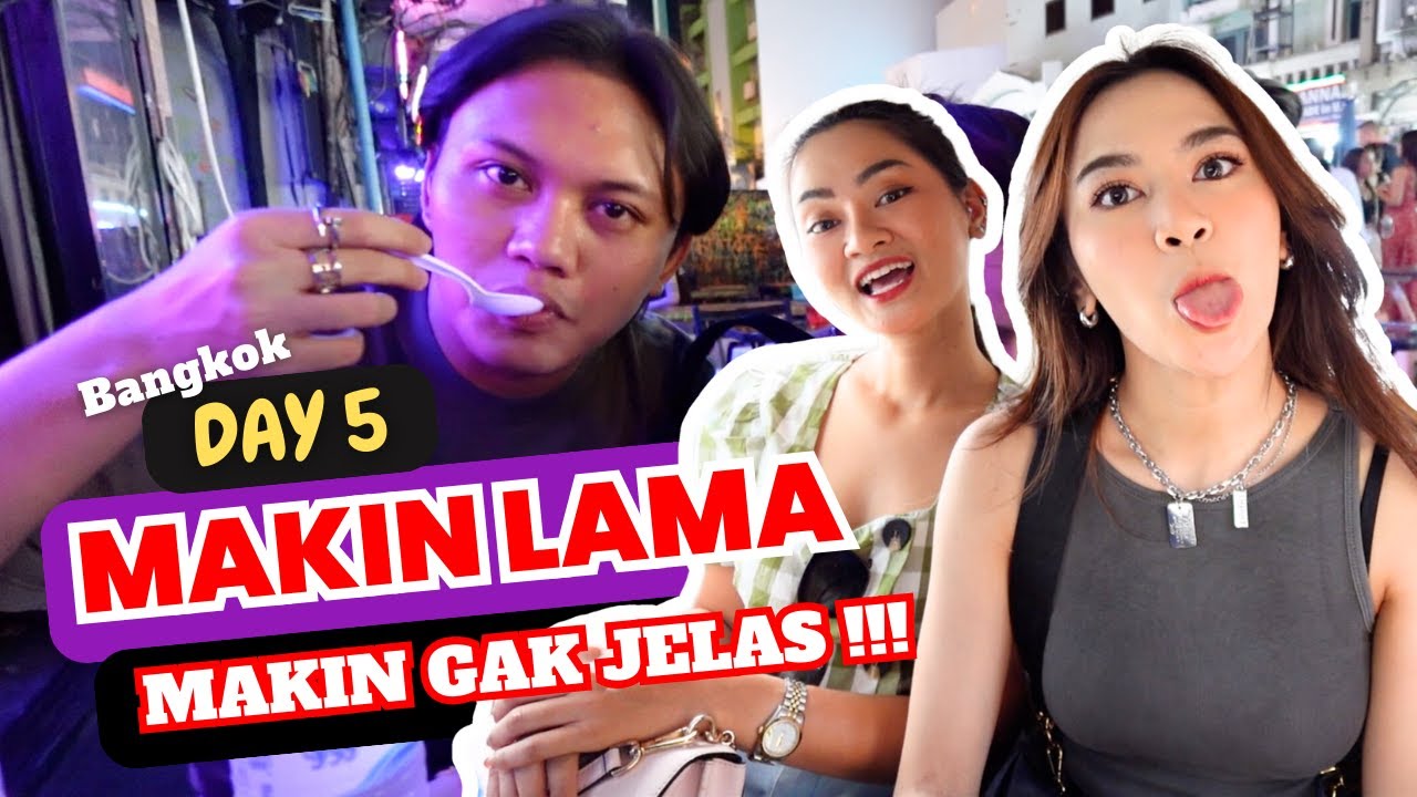 MAKIN LAMA DISINI MAKIN BINGUNG MAU NGAPAIN #vlog DAY 5 #mahalini #rizkyfebian #bangkok #thailand