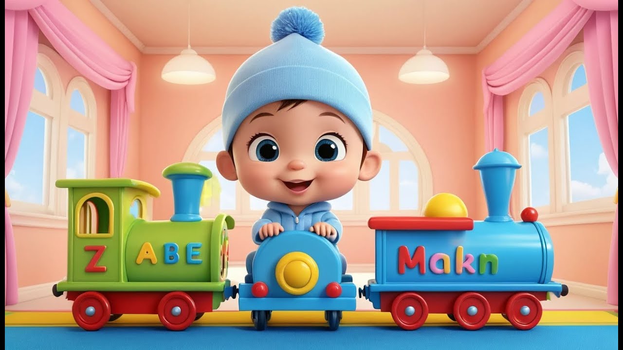 Alphabet Train School | Fun Learning & Action Song for Toddlers