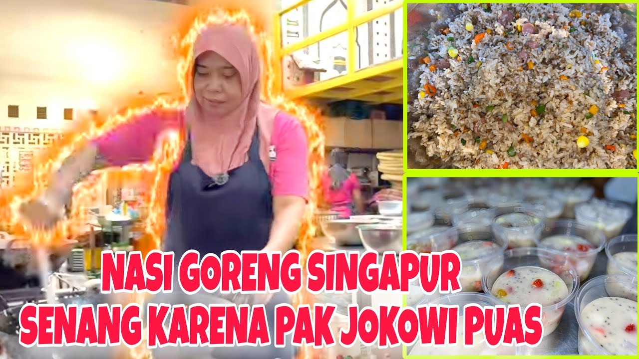 RESEP NASI GORENG SINGAPUR YG LAGI VIRAL ‼️TESTIMONI PELANGGAN PESAN SAMPAI DUA BULAN