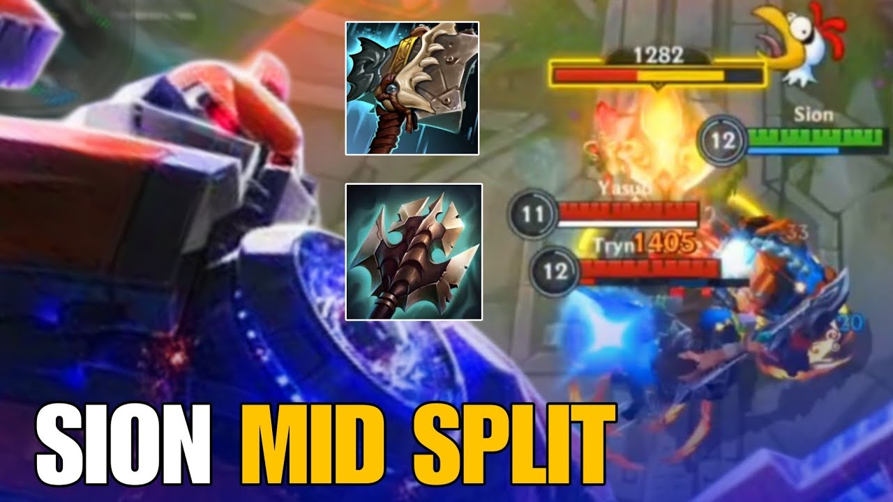 SE DIVERTINDO DE SION MID SPLIT PUSH | WILD RIFT