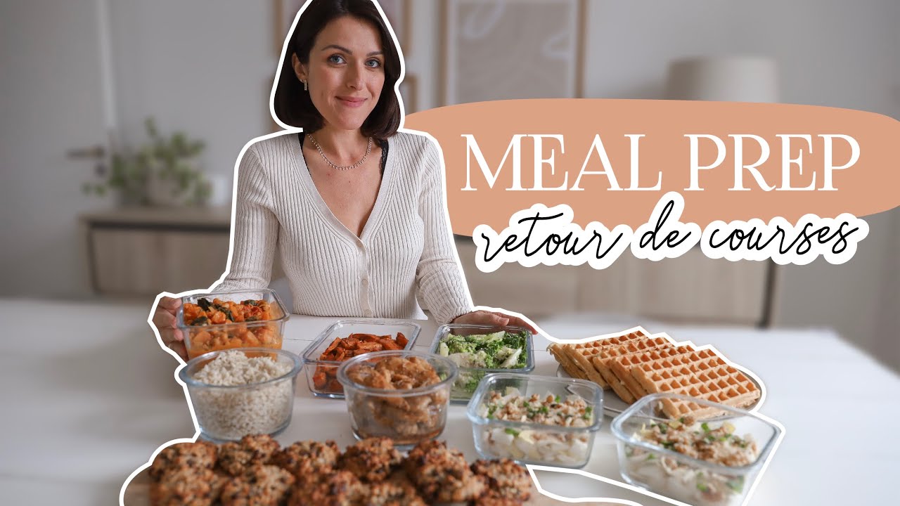 MEAL PREP automnal + BON PLAN retour de courses