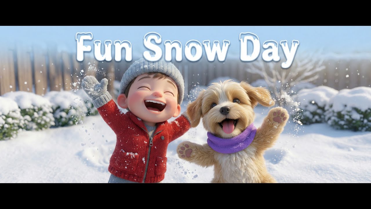 👦🏻 Joy and 🐶 Jojo's Snowy Adventure ❄️ | A Gentle Kids Story About Fun, Family & Winter Joy