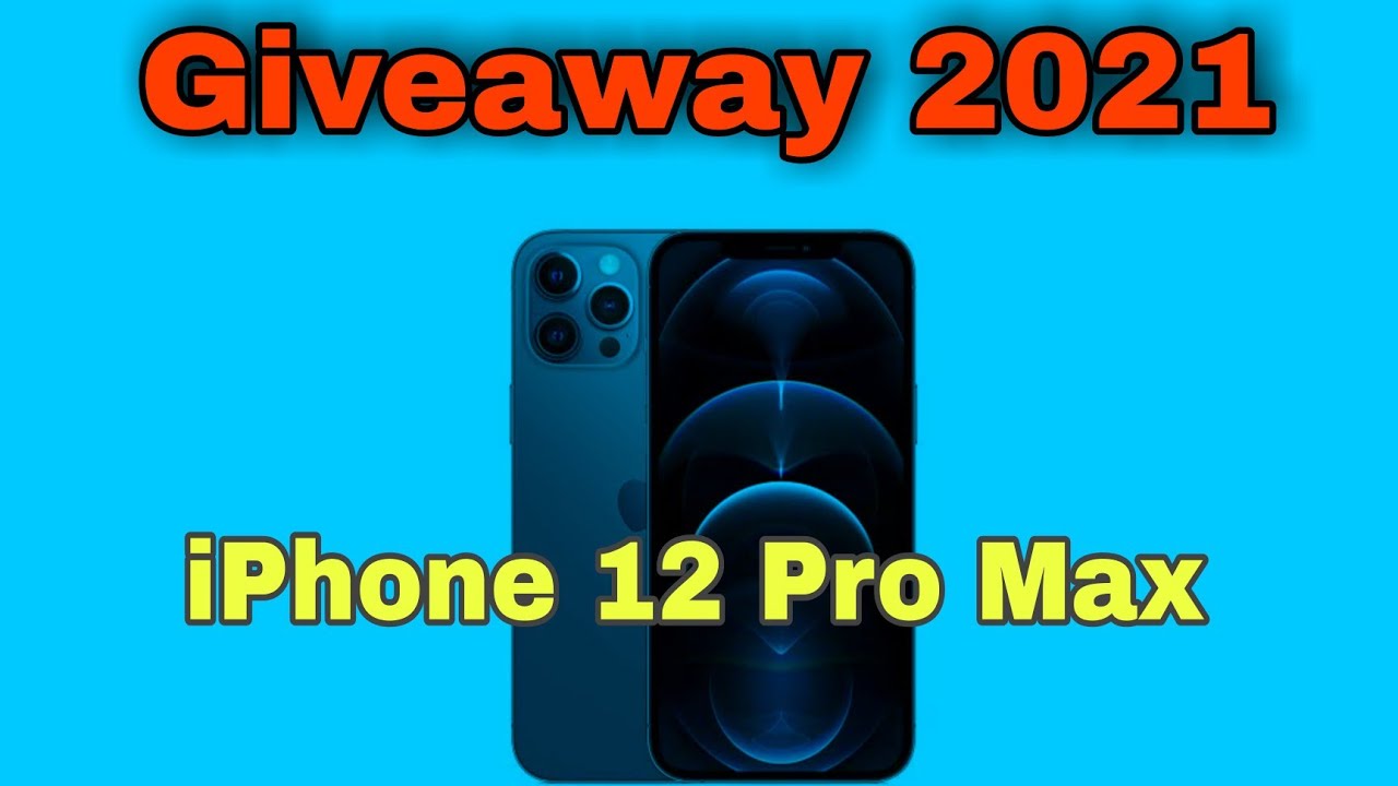 iPhone 12 Pro Max GIVEAWAY! | MASSIVE GIVEAWAY ALERT