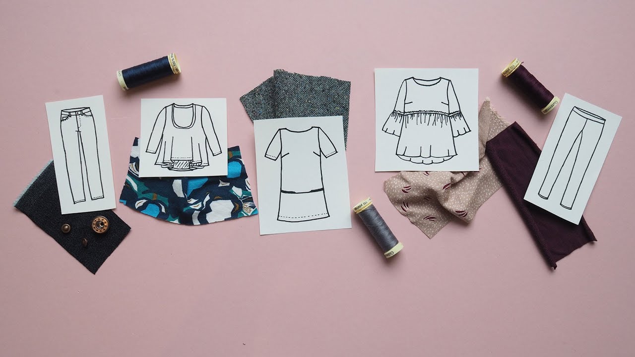 Lauren's pattern and fabric picks for an Autumnal capsule wardrobe