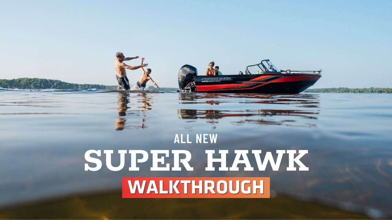 Boats for Fishing and Family | Crestliner Super Hawk Walkthrough