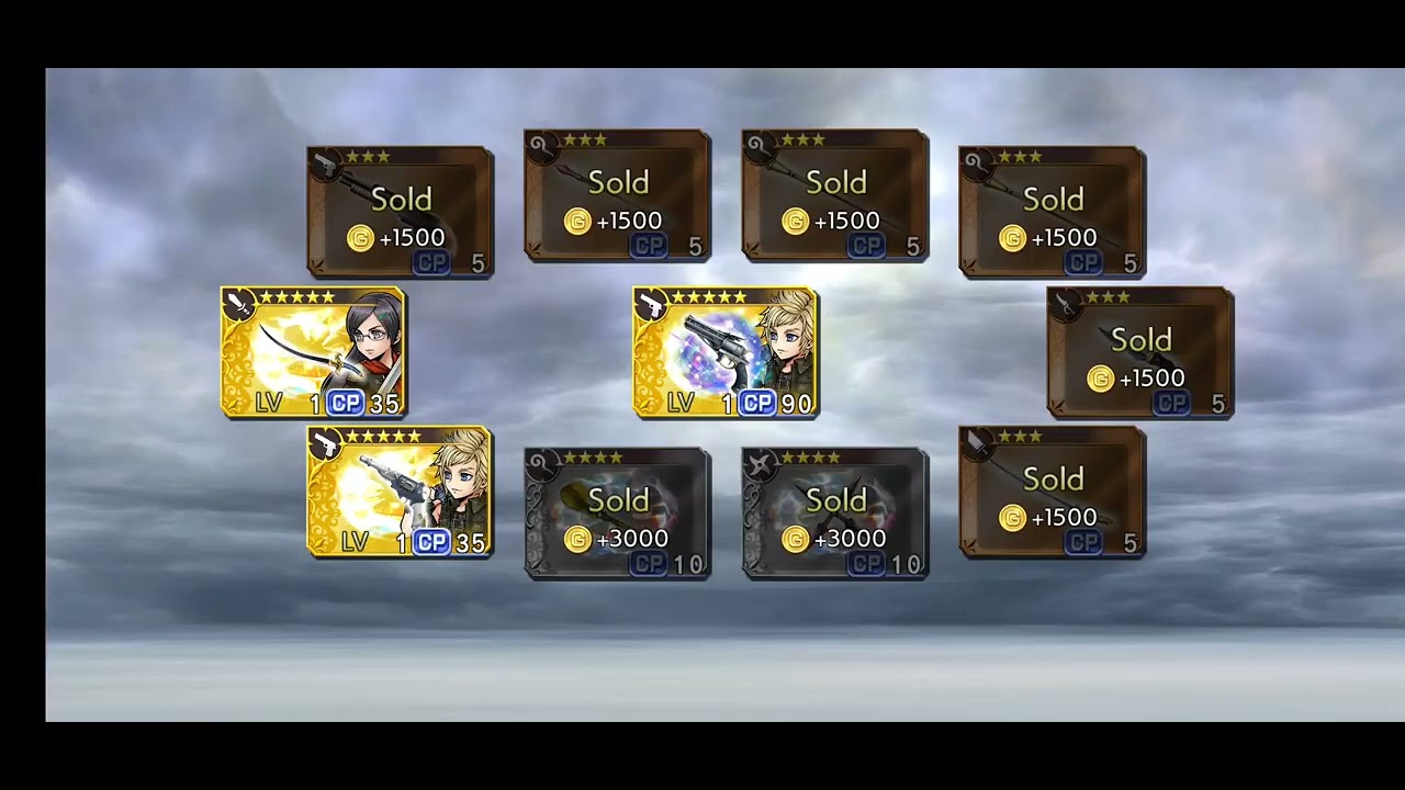 Lightning FR Beatrix BT Pulls! - Dissidia Final fantasy Opera Omnia GL