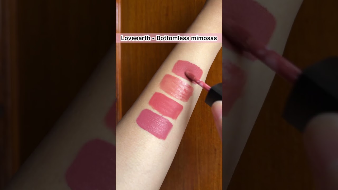 PEACHY NUDE LIPSTICK SWATCHES🎀 #lipstickswatch #lipstick