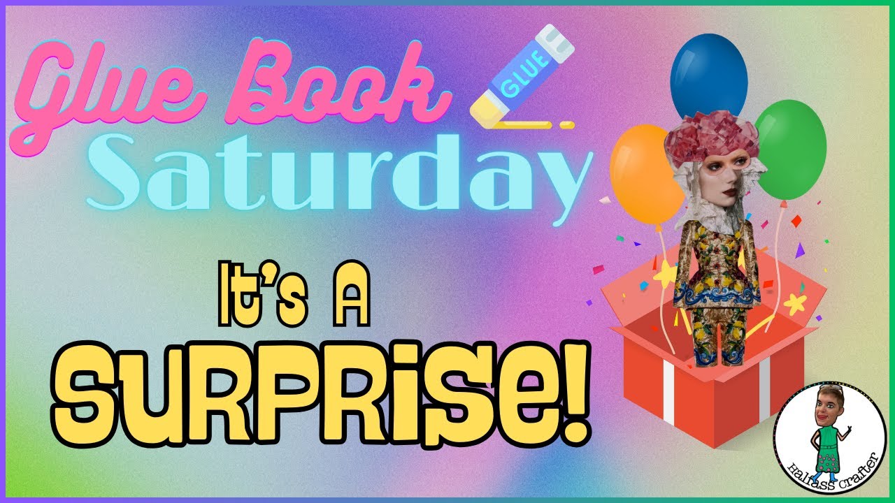 SURPRISE! #gluebook Saturday has GOODIES! #ieebee washi and NOT paper dolls!