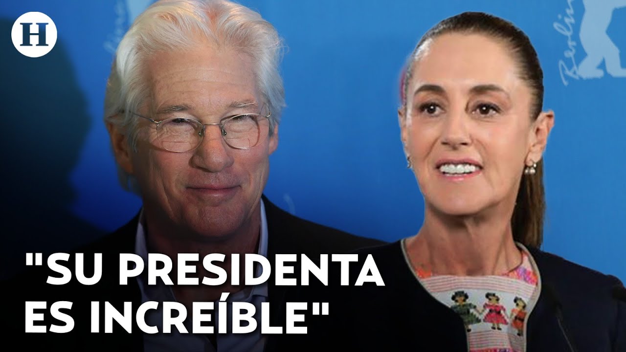 Richard Gere elogia a la presidenta Claudia Sheinbaum en la FIL Guadalajara 2025