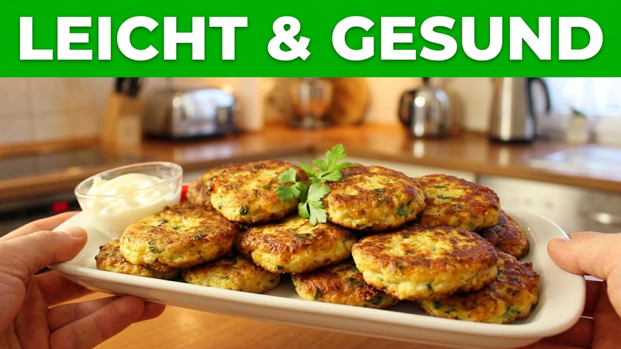 Blumenkohl Bratlinge  | Leckere Gemüsebratlinge | leicht & gesund | Veggie Burger Patties