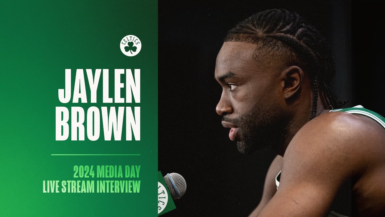 Jaylen Brown Livestream | 2024 Boston Celtics Media Day