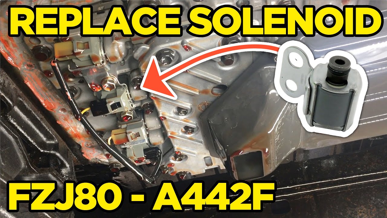 How to: Replace Transmission Solenoid - Toyota FZJ80 Land Cruiser, 80-Series with A442F Trans