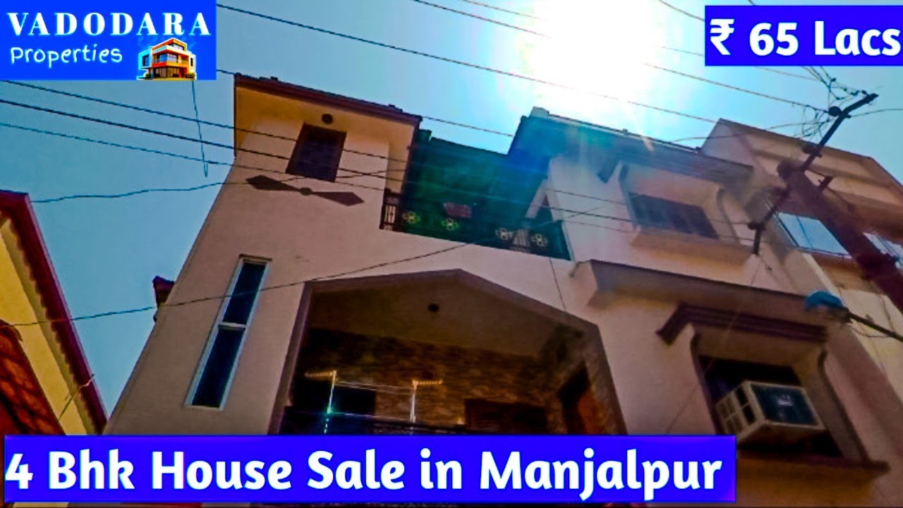 4 Bhk House Sale in Manjalpur | ₹65 Lacs @manjalpur real estate