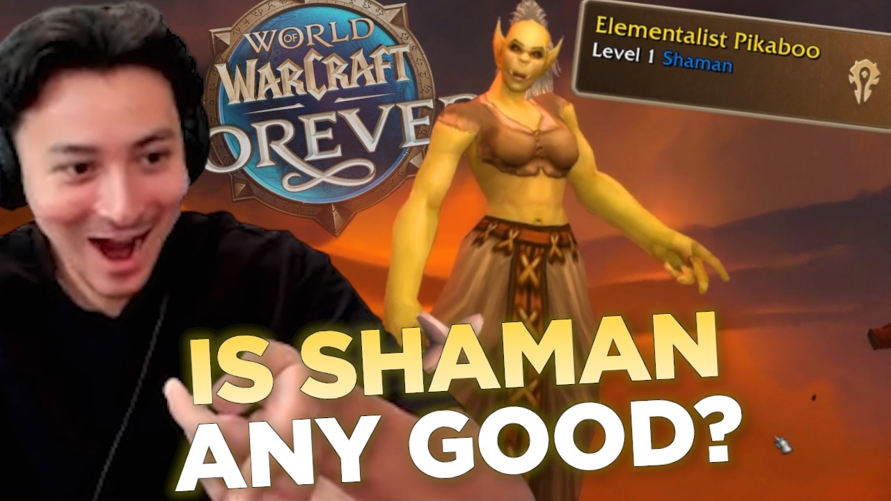 Тестируем НОВОГО шамана в бете WoW Forever... Стоит ли играть? | Pikaboo