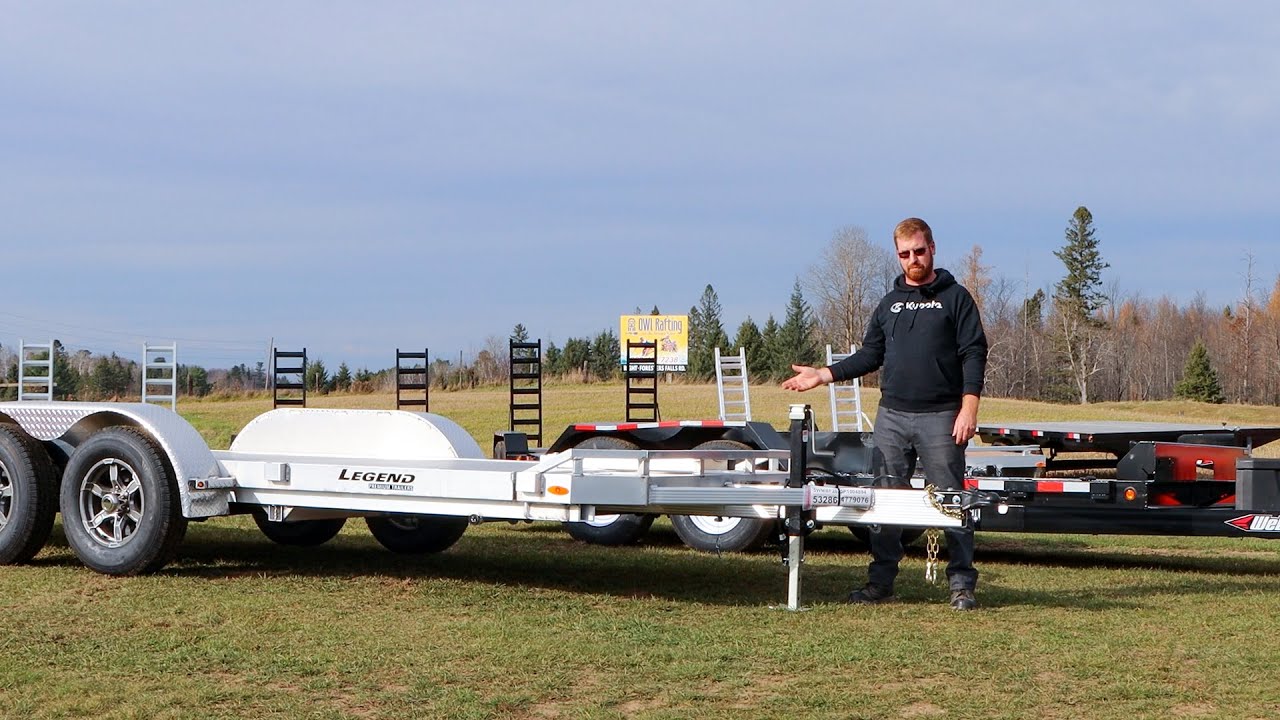 Legend & Weberlane Tilt Trailers! Aluminum or Steel?