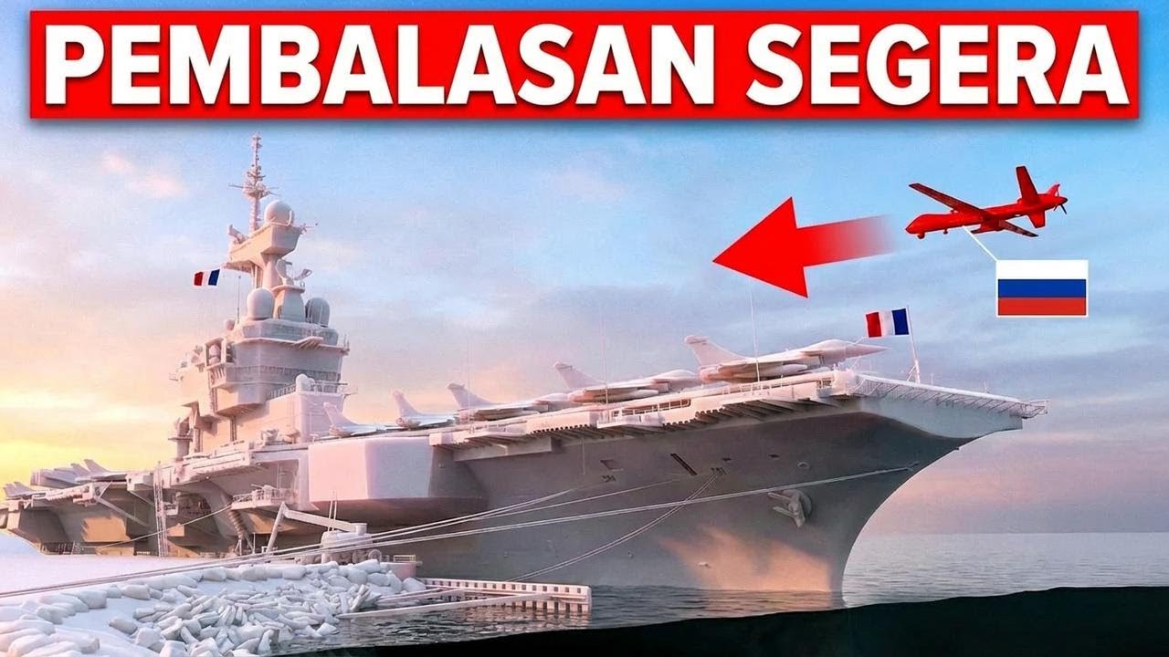 Rusia SASARKAN Kapal Pengangkut Pesawat Perancis… Kesudahannya MEMALUKAN Moscow