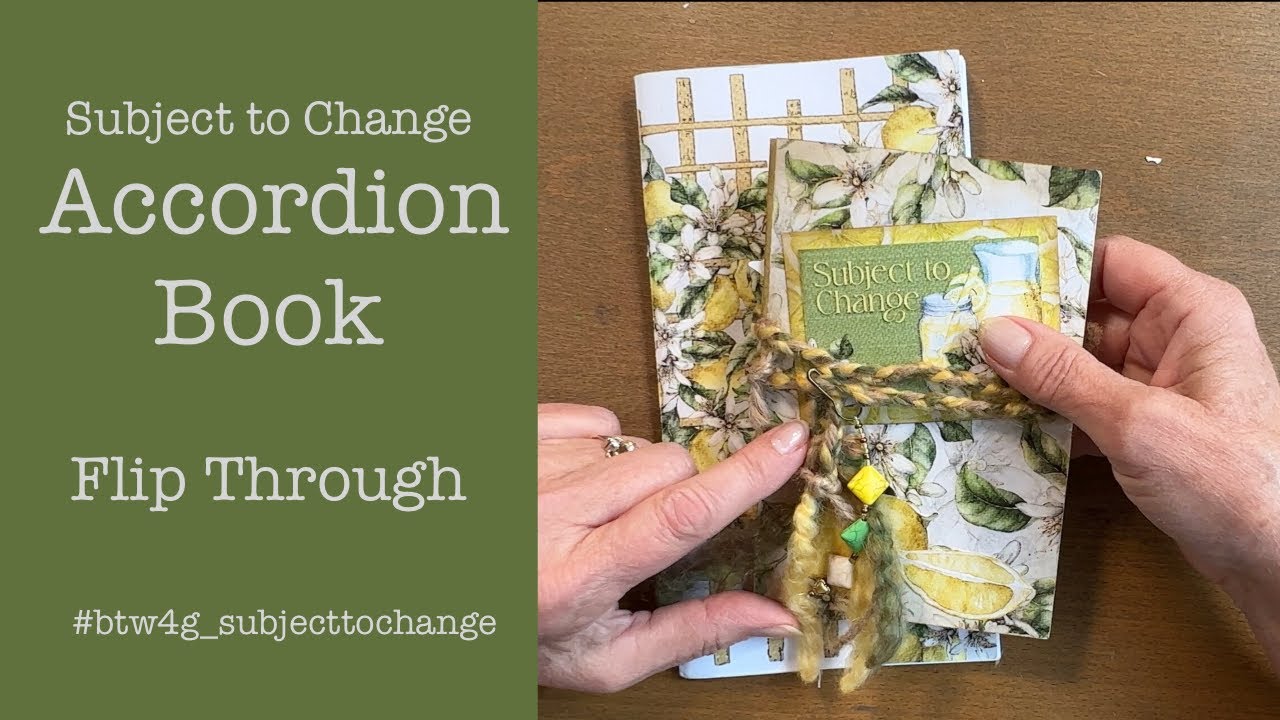 Subject to Change | Bible Journal | Accordion Fold Book