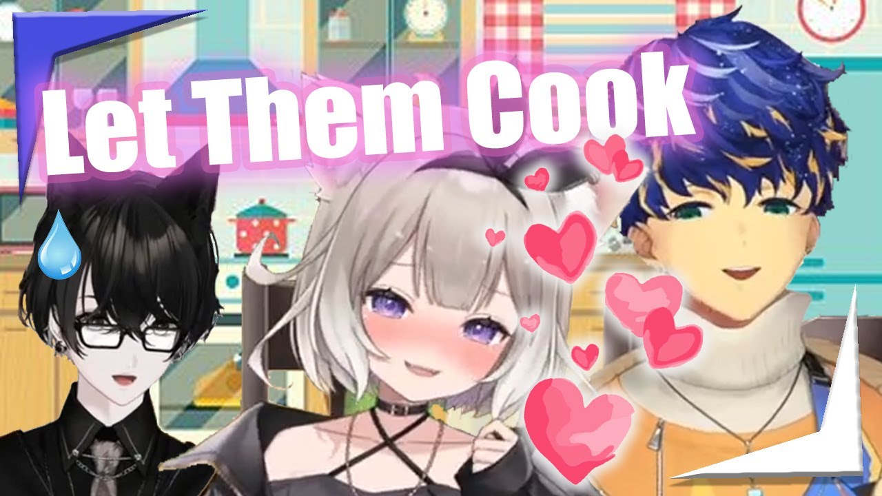 Aruse Inu can't handle husband and wife AsNiu flirting in his food show【Holostars Neoporte EngSub】