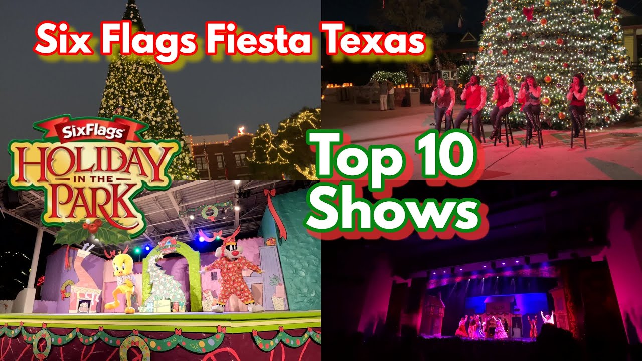 Топ-10 шоу на фестивале Holiday In The Park | Six Flags Fiesta Texas (2025)