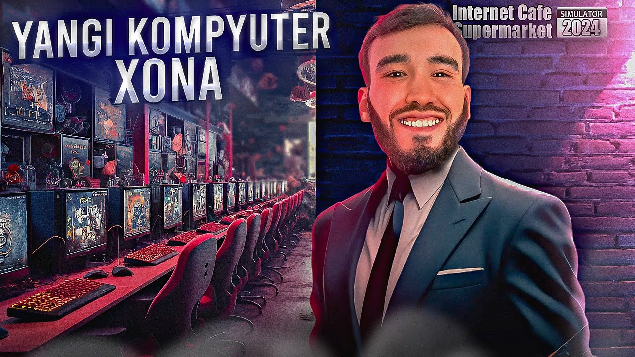 BIZ YANGI KOMPYUTERXONA OCHDIK | Internet Cafe Simulator 2024 #1  | VRzona1 #qiziqarlivideo