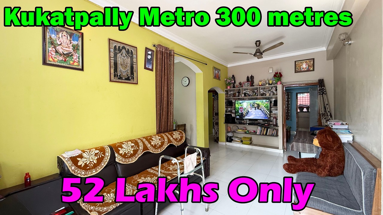 2BHK flat for sale near Kukatpally metro (p941)||East facing ||number.. 6281118626 ||#kukatpally 