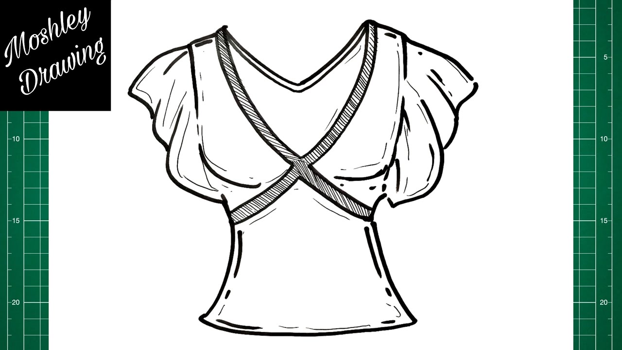 How to Draw a Blouse