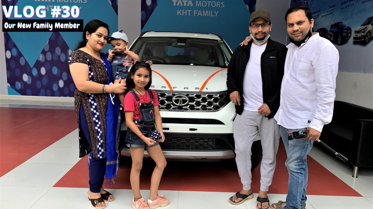 Our New Family member / #VLOG 30 / Tata Safari delivery experience  / #Aadyansh #learnwithpari