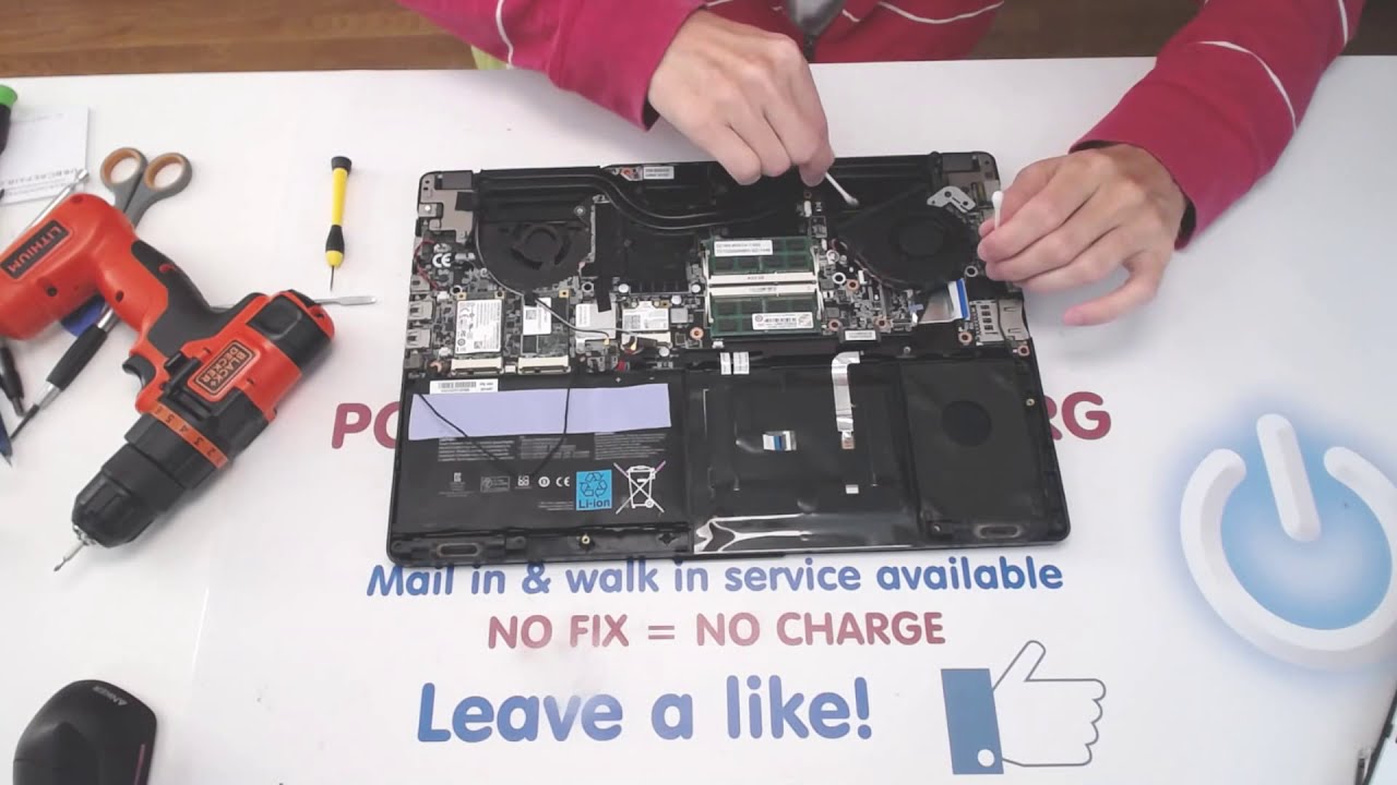 How to fix laptop not powering on Gigabyte P35 P35x v3 broken charge port power jack repair charging