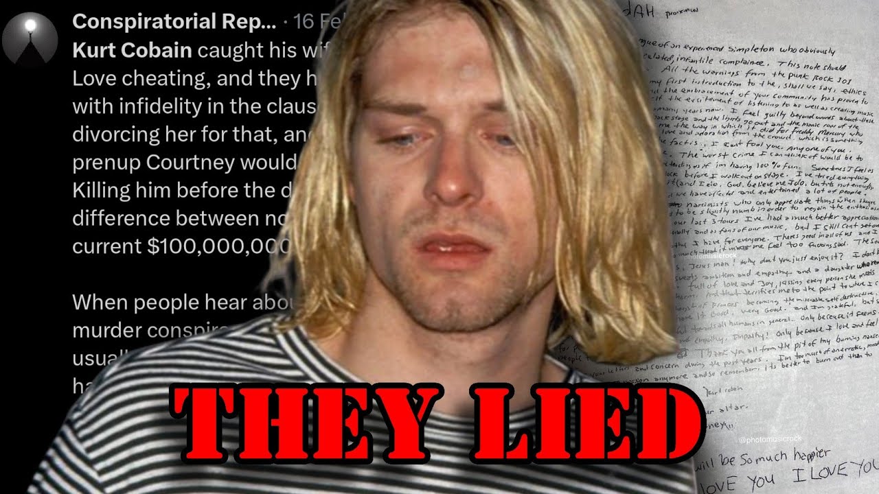 NEW Official Study Suggest THEY LIED about Kurt Cobain