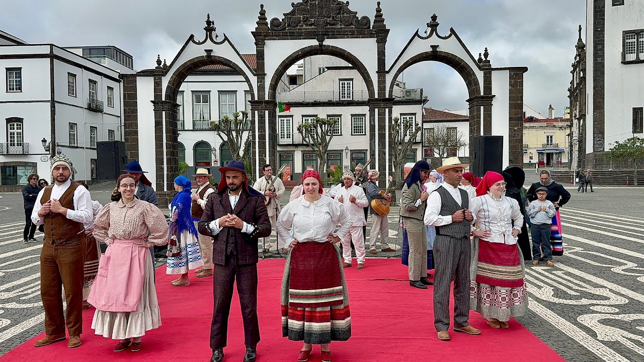 Grupo Folclórico 💃 Ilha Verde Ponta Delgada 4K, Sao Miguel Azores Portugal 🇵🇹  02.03.2025 #tradition