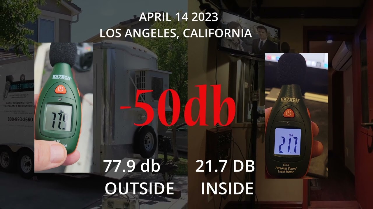 Mobile Studio USA -50db noise reduction test