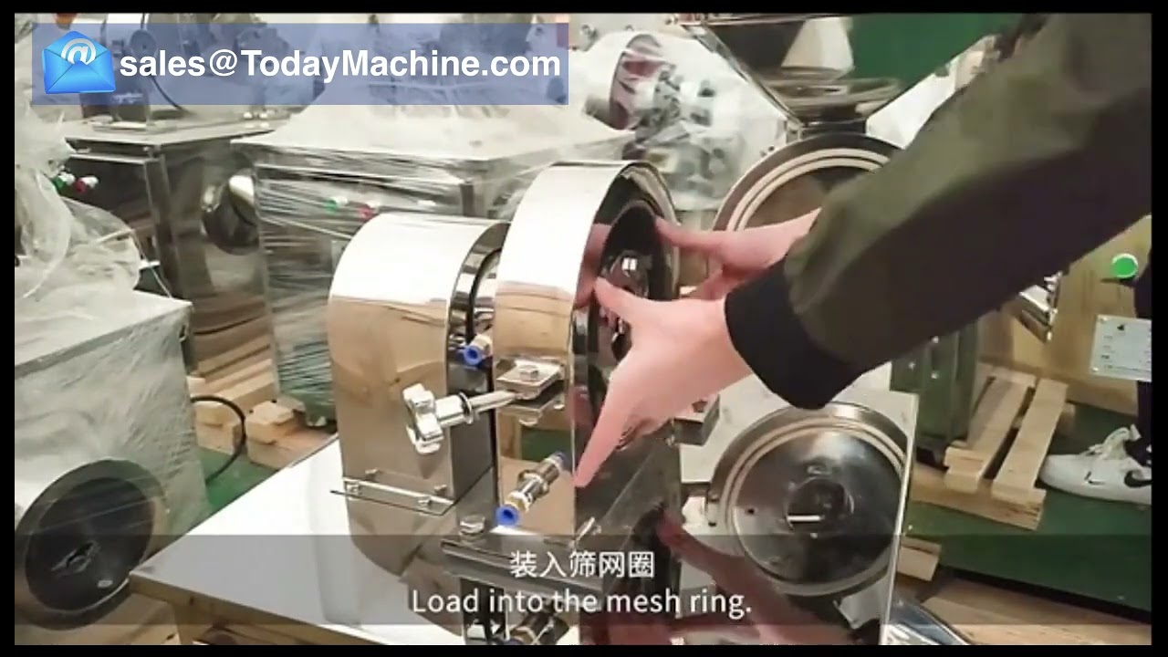 Automatic dry chilli grinding machine/spice powder making machine price