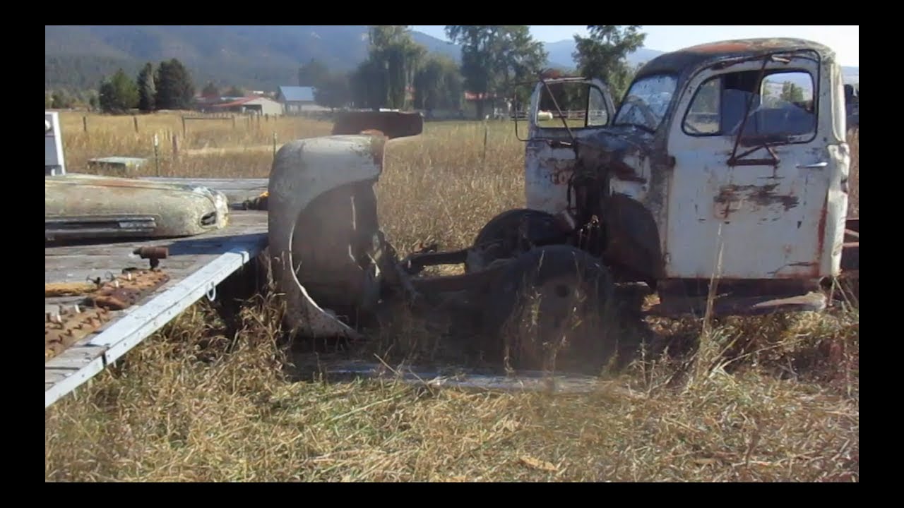 1950 Ford F5, Where, Not If, The Flathead is Cracked.