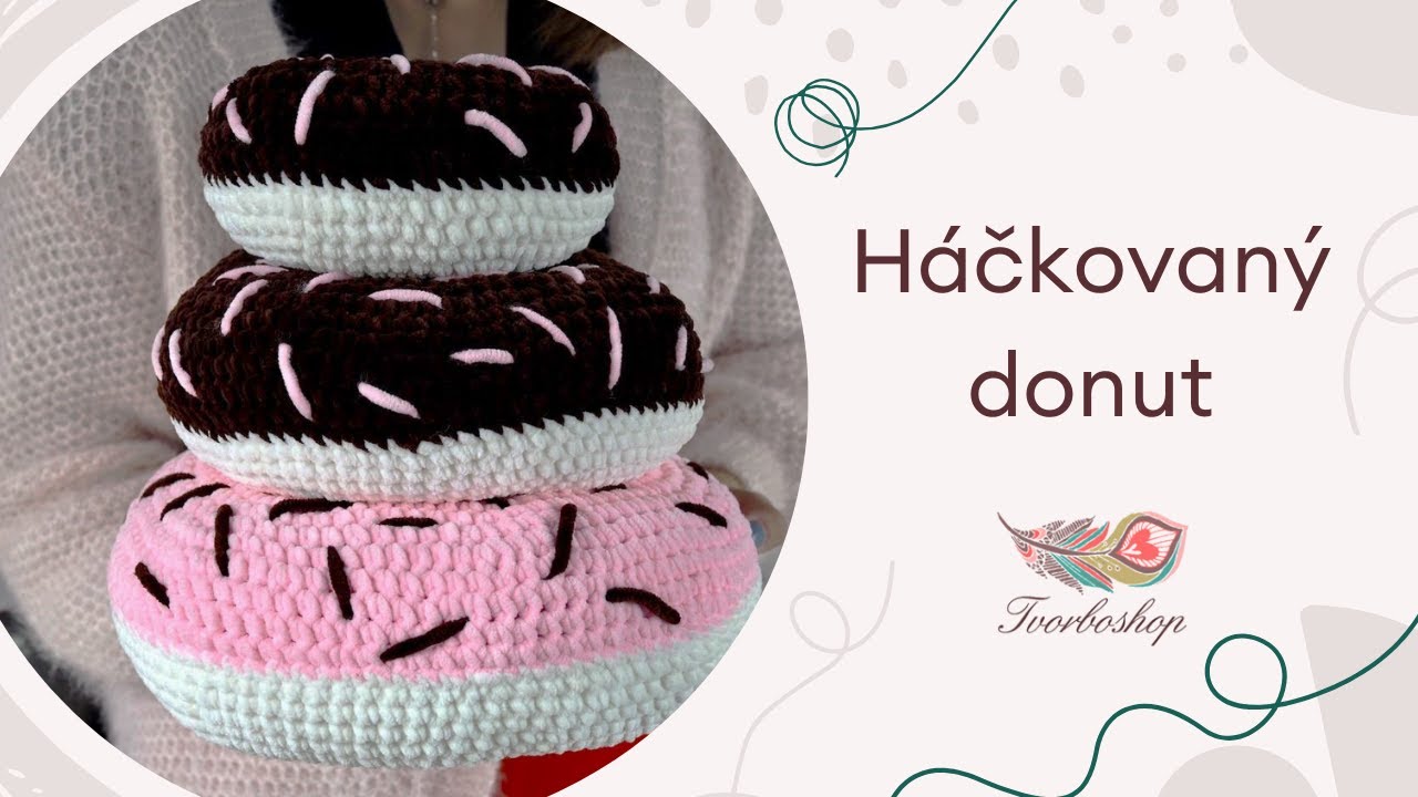 Návod na háčkovaný donut