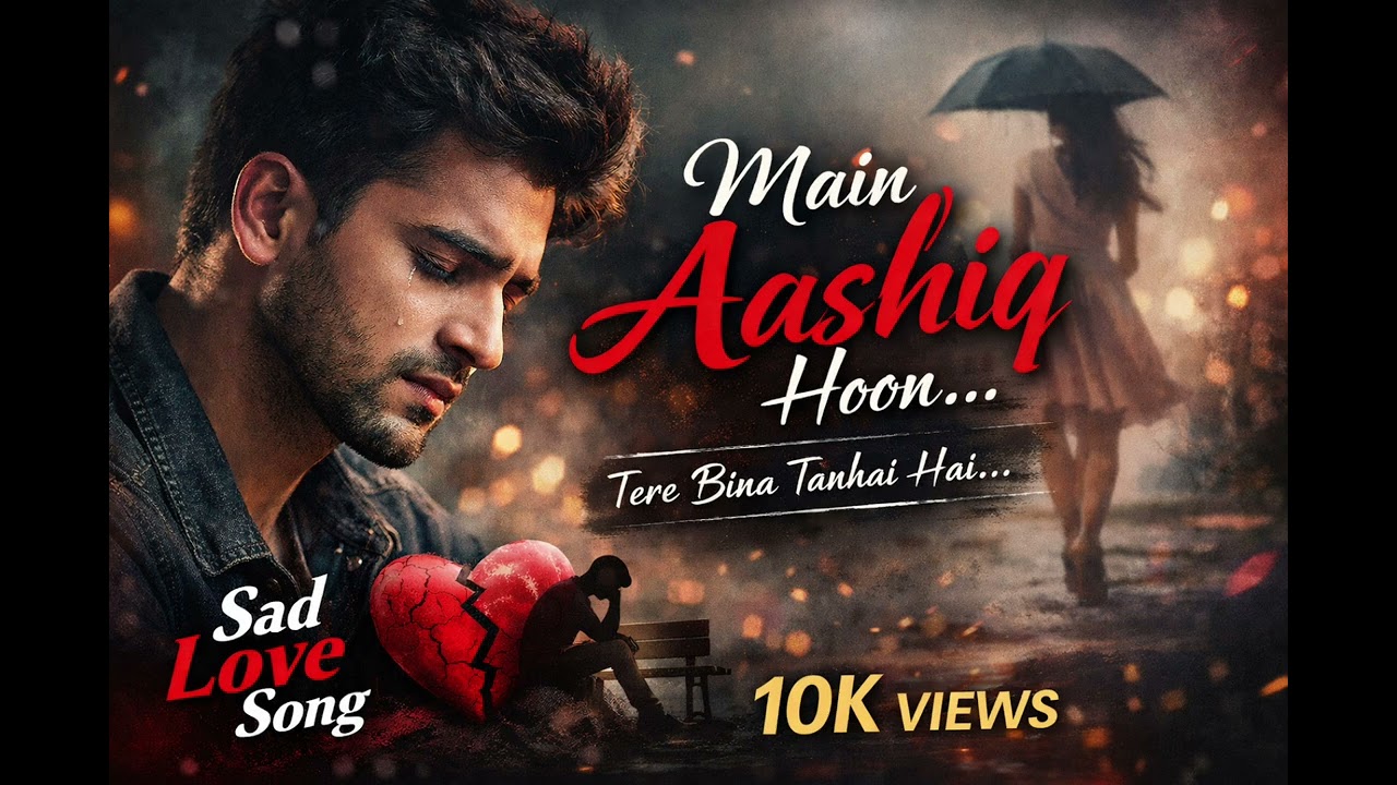 Main Aashiq Hoon… 💔 | Heart Touching Sad Love Song | 10K Views#viralsong#trendingmusic#newsong