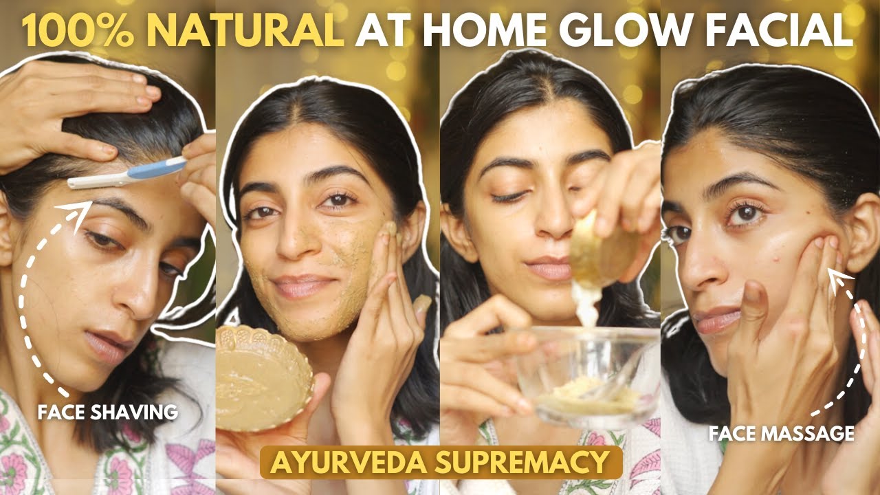 100% Natural Ayurvedic Facial at Home | Step-by-Step Guide for Vata, Pitta & Kapha ✨ Radhika Jagtap