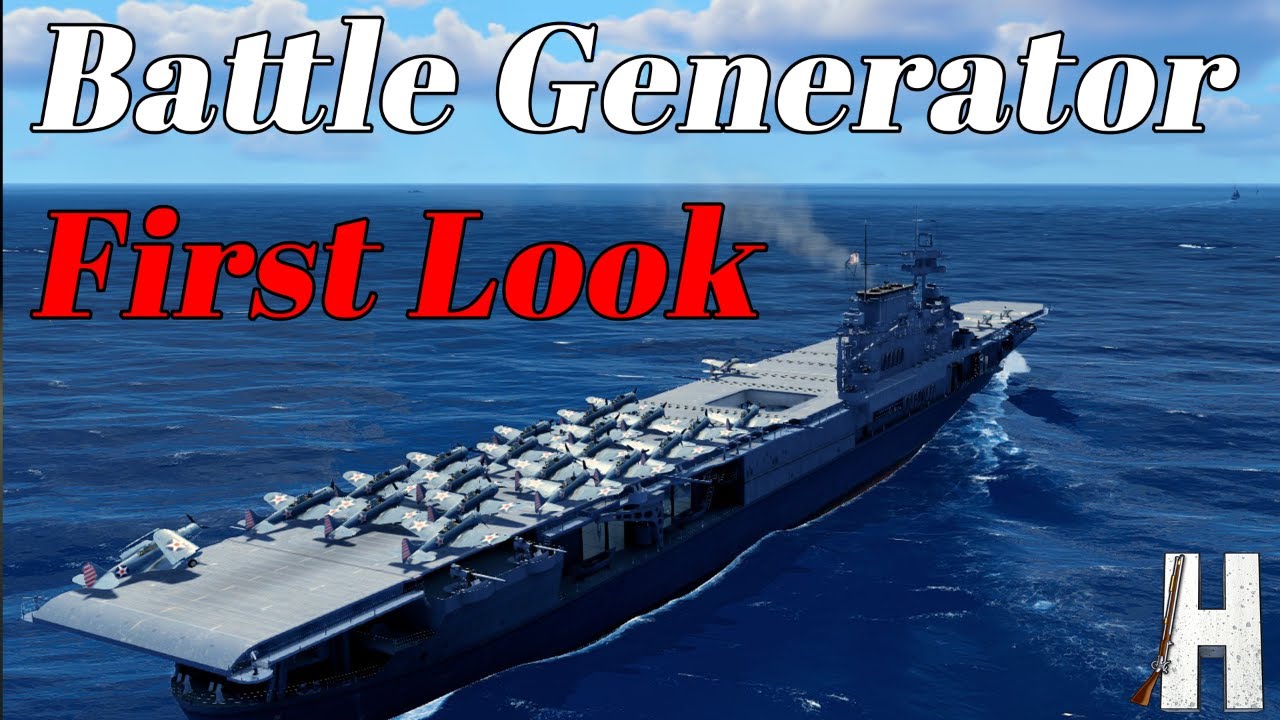 Huge Carrier Battles! | Task Force Admiral | Battle Generator | First Look