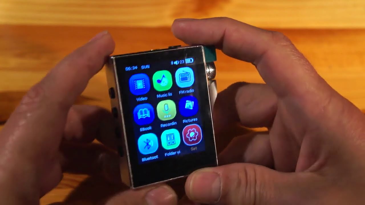 Gueray X8 Bluetooth HIFI 16GB MP3 Player  (link in the description)