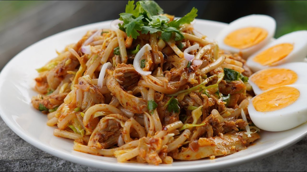 နန်းကြီးသုပ် အလွယ်သုပ်နည်း…👩🏻‍🍳😋🍝