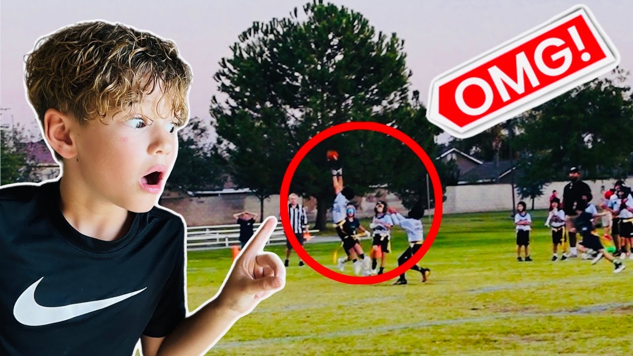 ROWDYROGAN had the CRAZIEST FOOTBALL Catch of HIS LIFE at THIS GAME😲