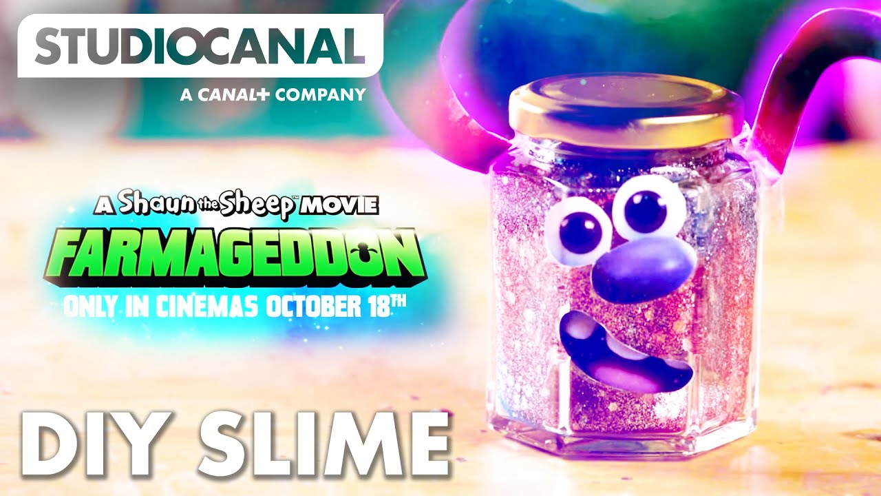 DIY Glittery Slime! | Inspired by A Shaun the Sheep Movie: Farmageddon