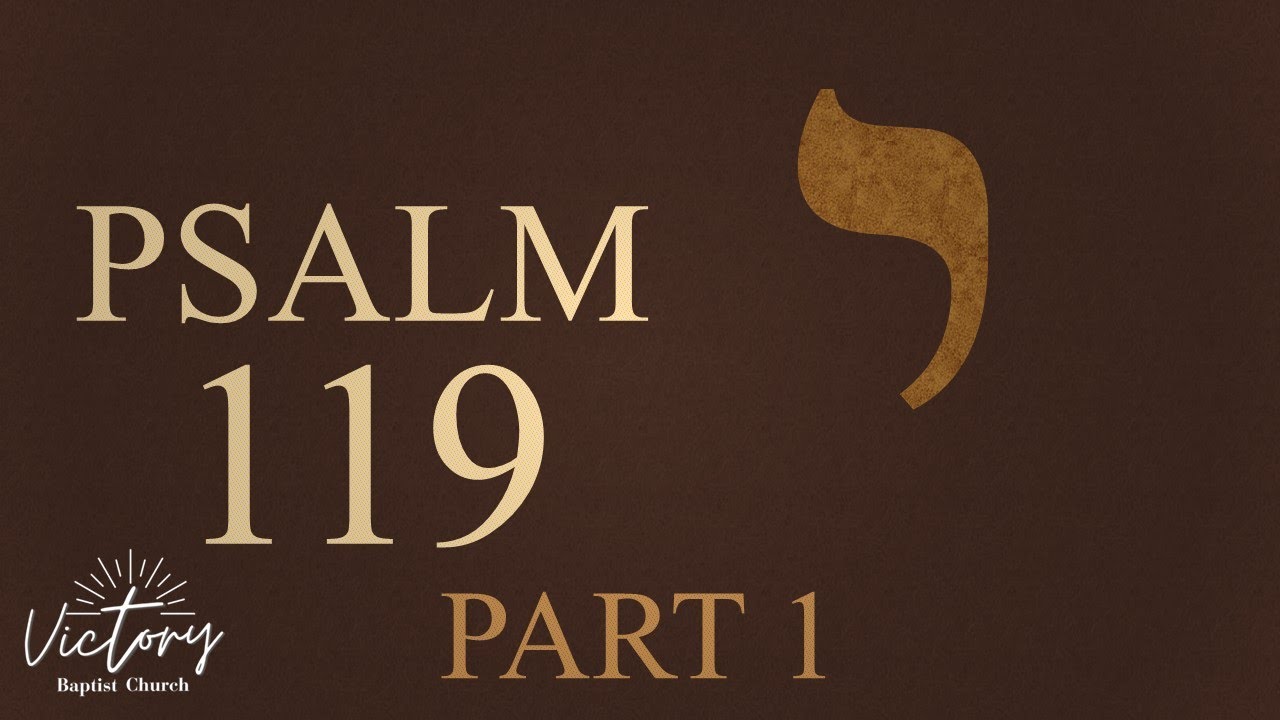 Psalm 119 - Jod Part 1