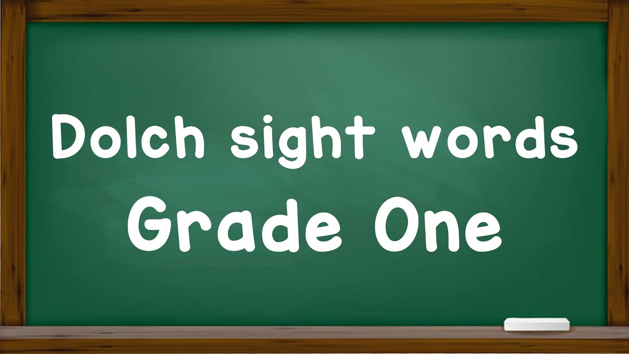 How to read Dolch sight words for Grade 1 | Fabulous Knowledge