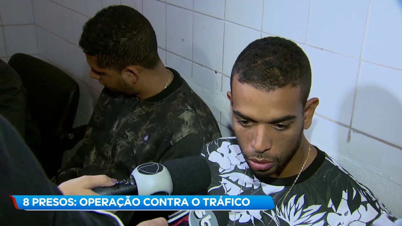 Polícia prende oito pessoas suspeitas de tráfico em BH