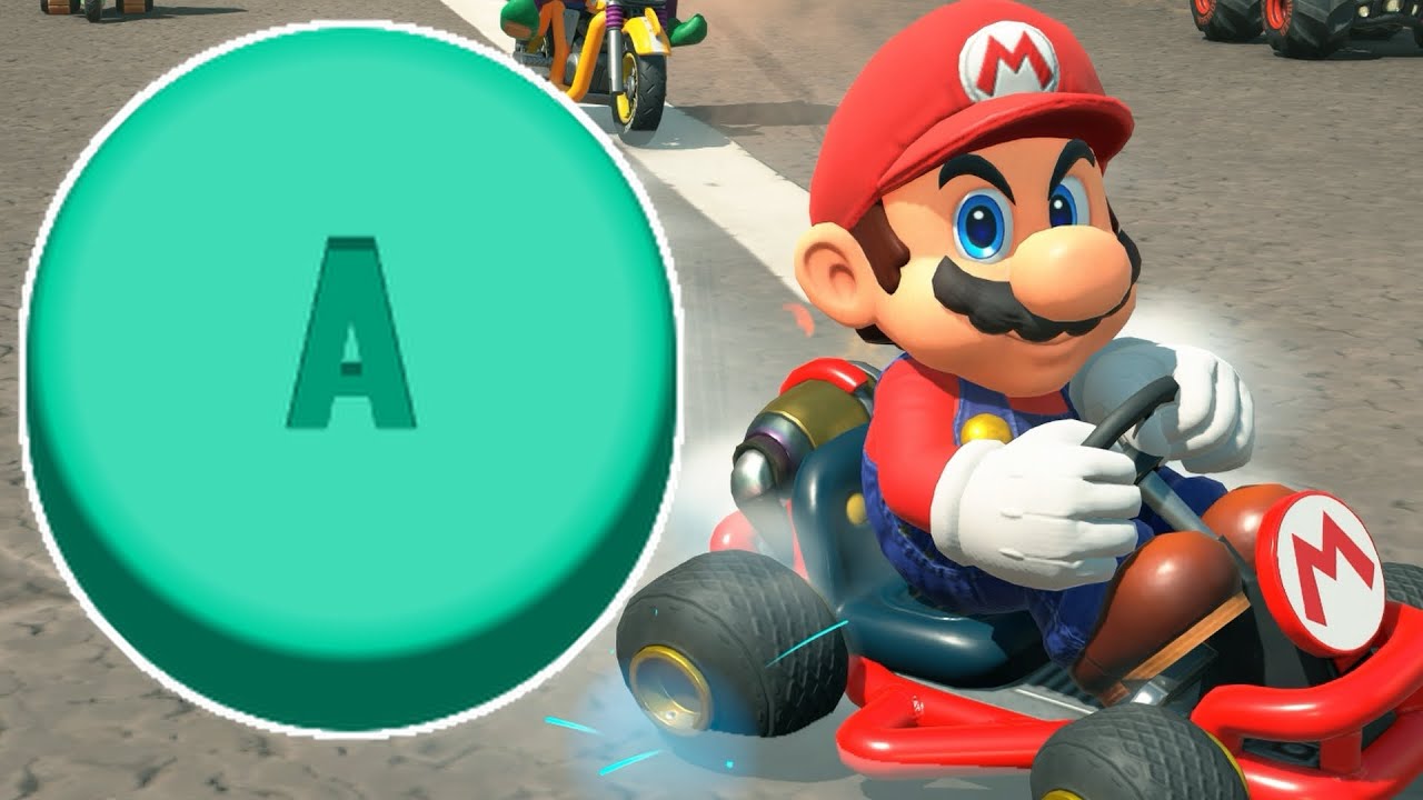 🔴Pressing the A Button in Mario Kart World