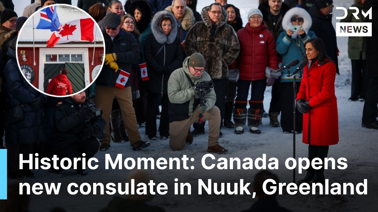 FULL Ceremony: Canada Opens New Consulate Nuuk, Greenland | DRM News | AC1F