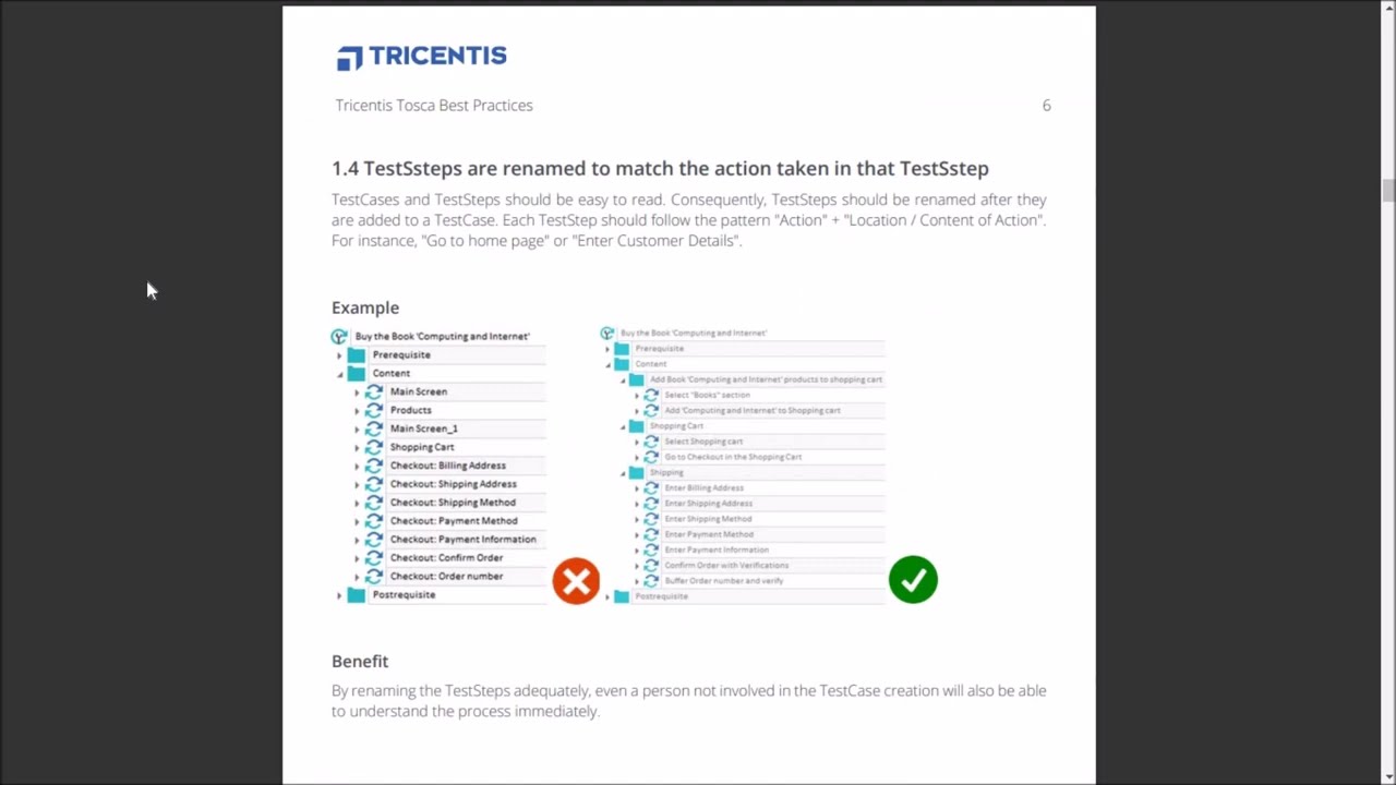 20 Best Practices to follow for Test Cases creation in Tosca