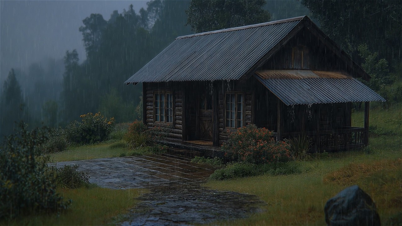 Rainfall Supporting Emotional Comfort and Sleep Recovery | Emotional Balance and Quiet Night Rest